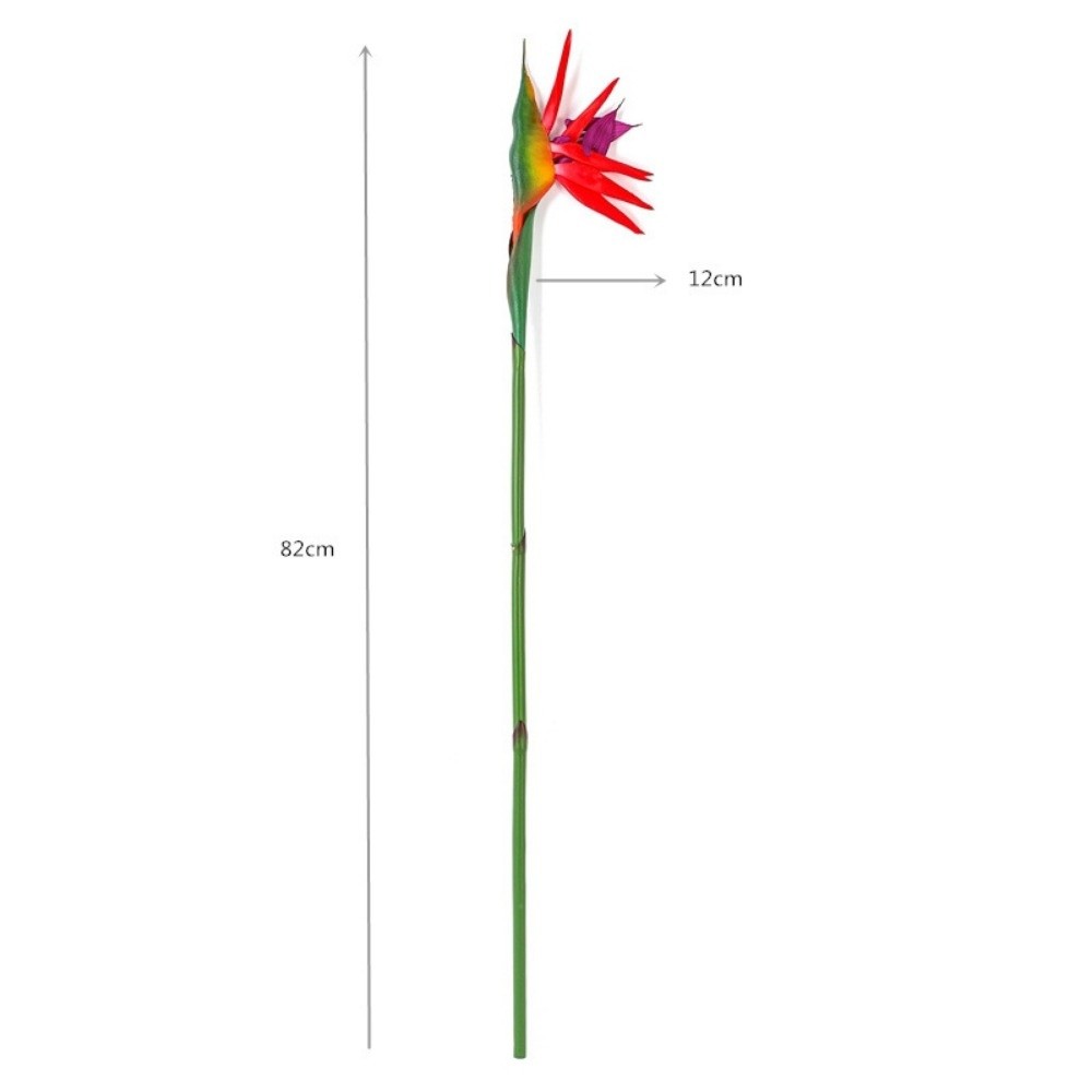 Bird Paradise Strelitzia - ดอกไม้ประดิษฐ์สเตรลิเซียก้านยาวแบบใหม่ สัมผัสเสมือนจริง ตกแต่งบ้านด้วยดอกไม้ปลอม DIY