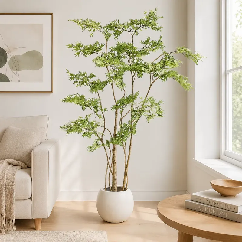 ต้นเมเปิ้ลญี่ปุ่นประดิษฐ์ในกระ - Dracaena Marginata บทวิจารณ์และราคา