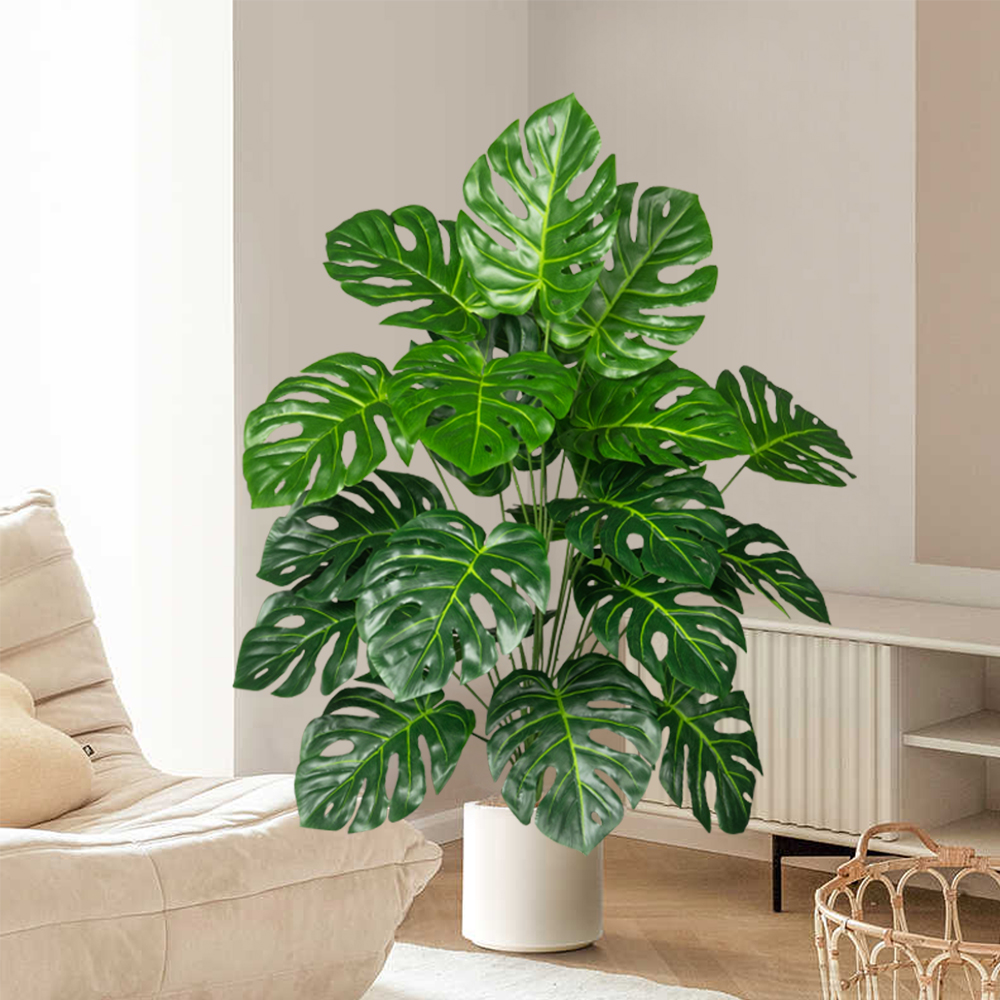 70-100 ซม.ประดิษฐ์ Monstera Tr - Monstera Adansonii บทวิจารณ์และราคา