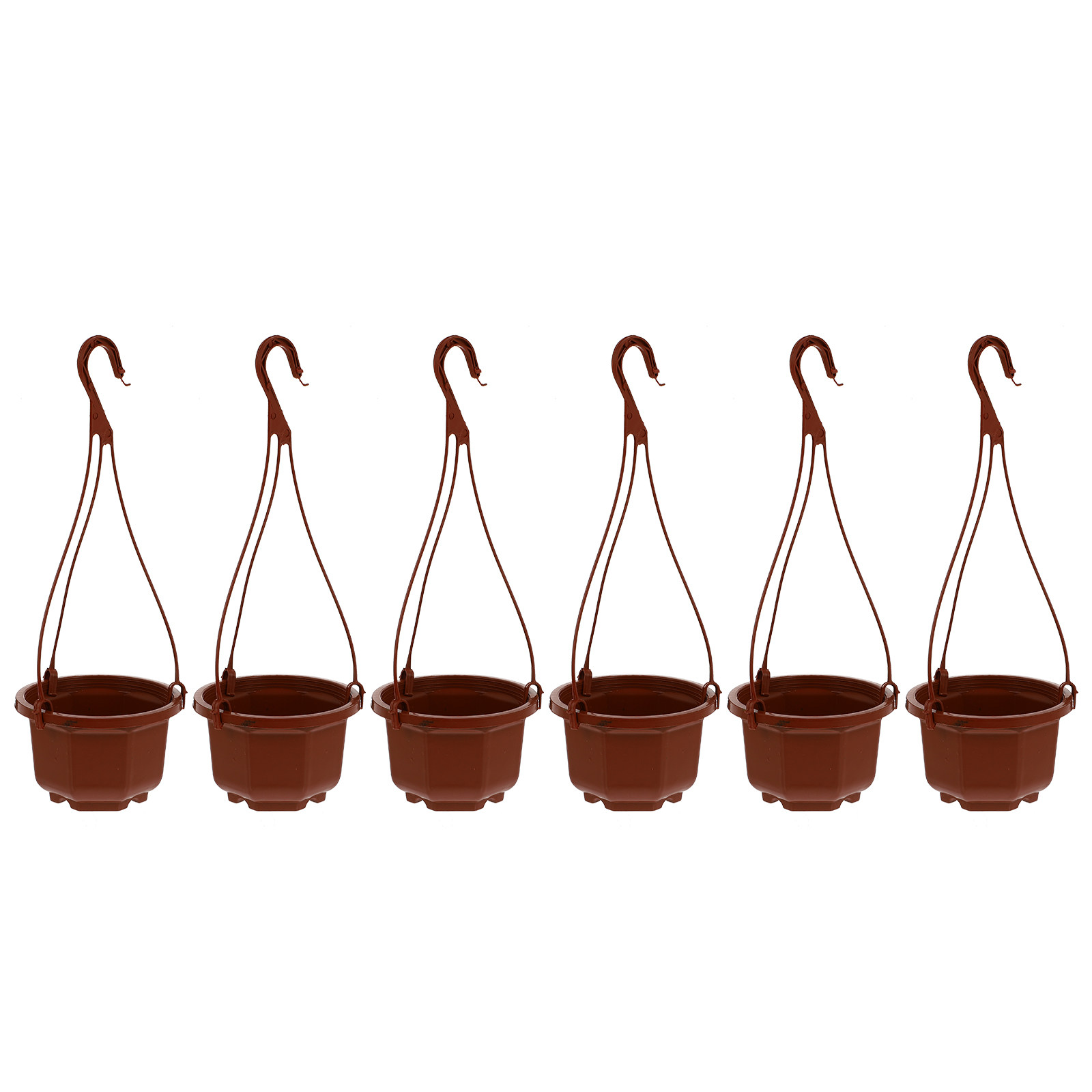 กระถางแขวนต้นไม้พลาสติก 6 ชุด  - Spider Plant Hanging บทวิจารณ์และราคา
